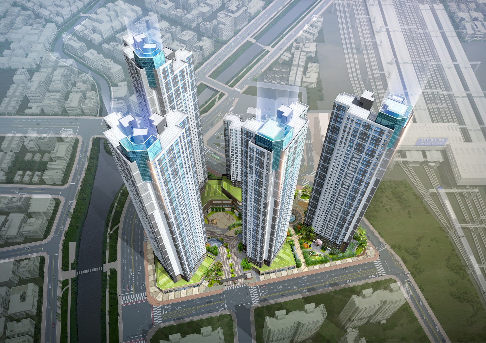 Cheonan Wachon  High-rise residential buildingNew construction