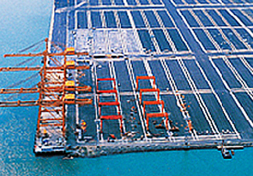 Gwangyang Harbor Stage 1 Container Terminal Development Construction