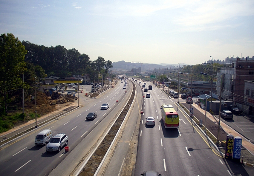 Osan Segyo Wide-area traffic improvement measures road construction work
